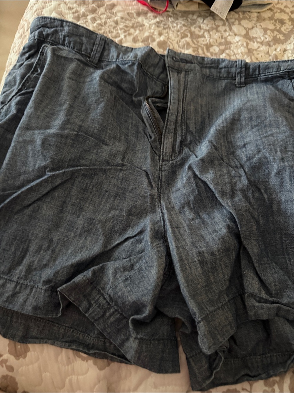 a new day Dark Blue Chambray Jean Shorts